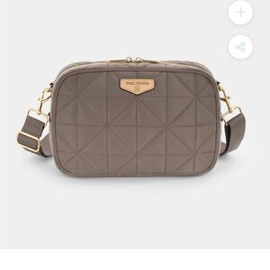 TWELVELITTLE DIAPER BAG CLUTCH IN TAUPE